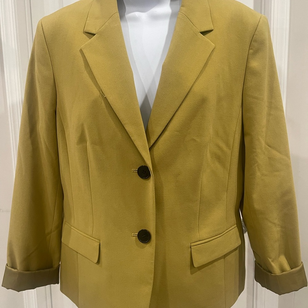 Nine West Green Suit Jacket 10